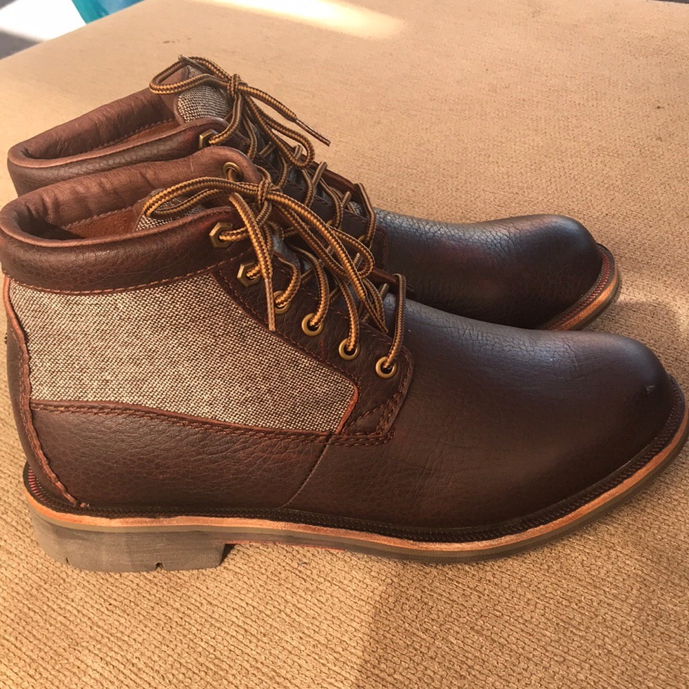 Olukai Hualalai Ankle Boots Men’s 10 Carob Brown - Picture 2 of 8